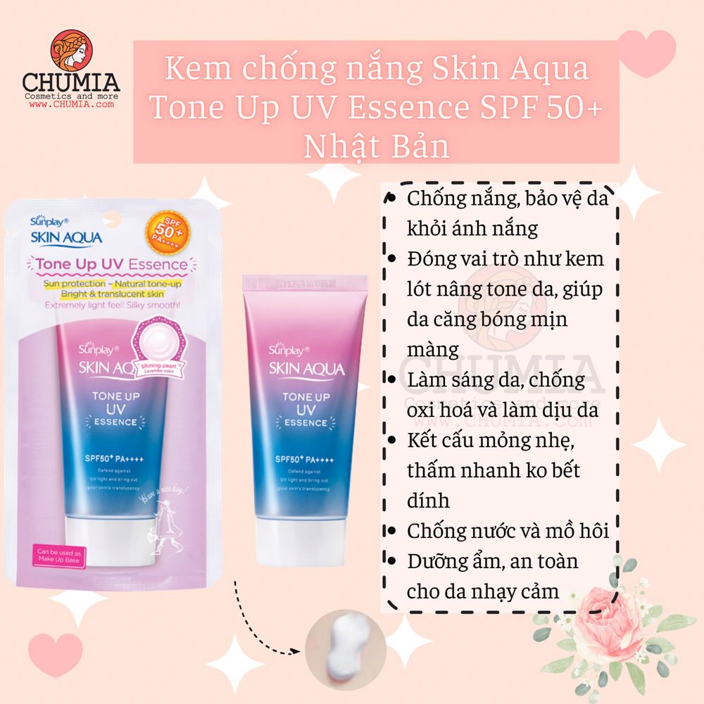 Kem chống nắng SKIN AQUA SPF50+ PA++++ 80g