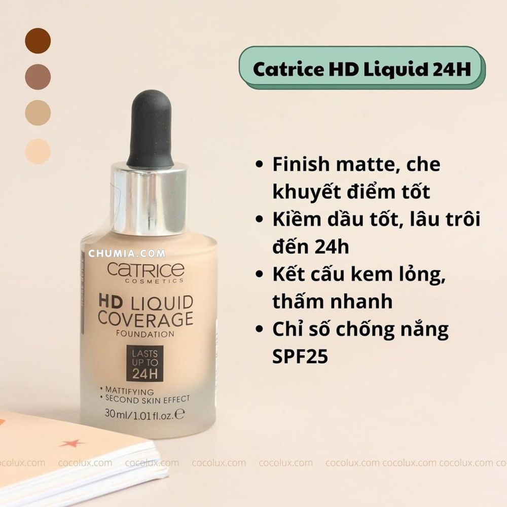 Kem nền CATRICE HD 30ml (da dầu)