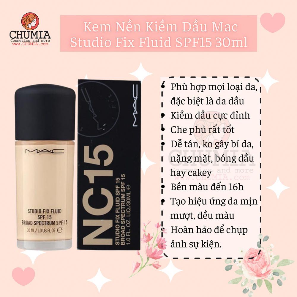 Kem nền MAC studio fix fluid