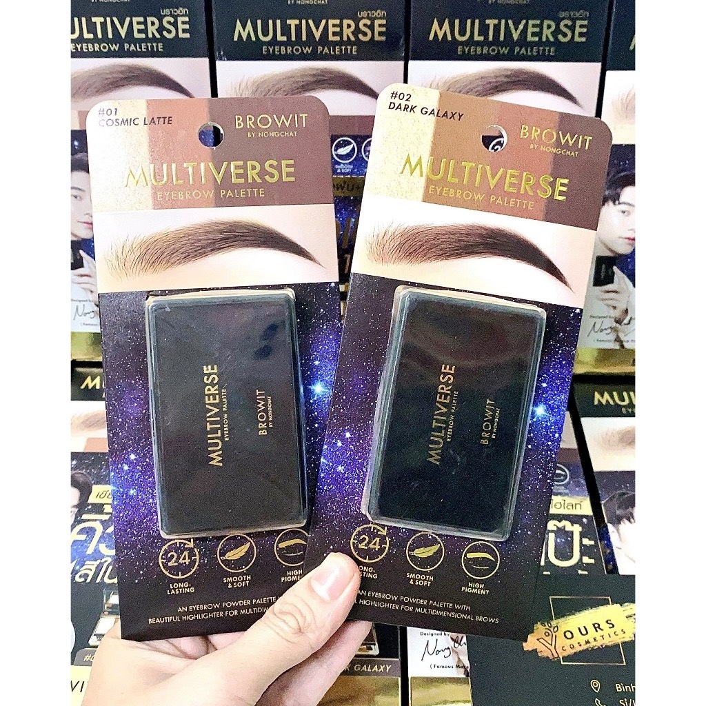 Bột tán chân mày BROWIT by nongchat multiverse eyebrow - 01 cosmic latte