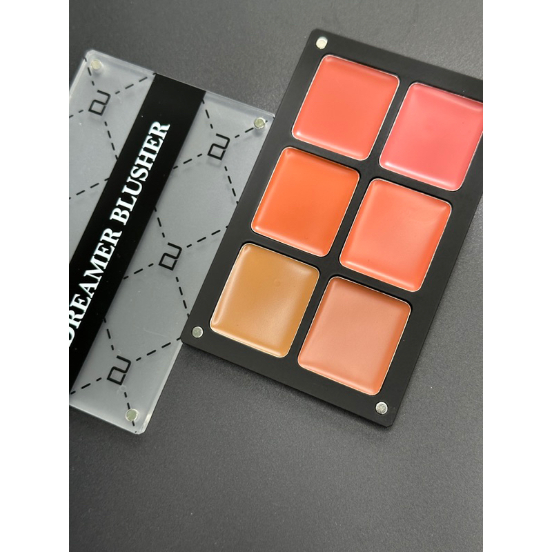 Má hồng DREAMER UMI blusher palette 6ô (kem) - warm (không cọ)