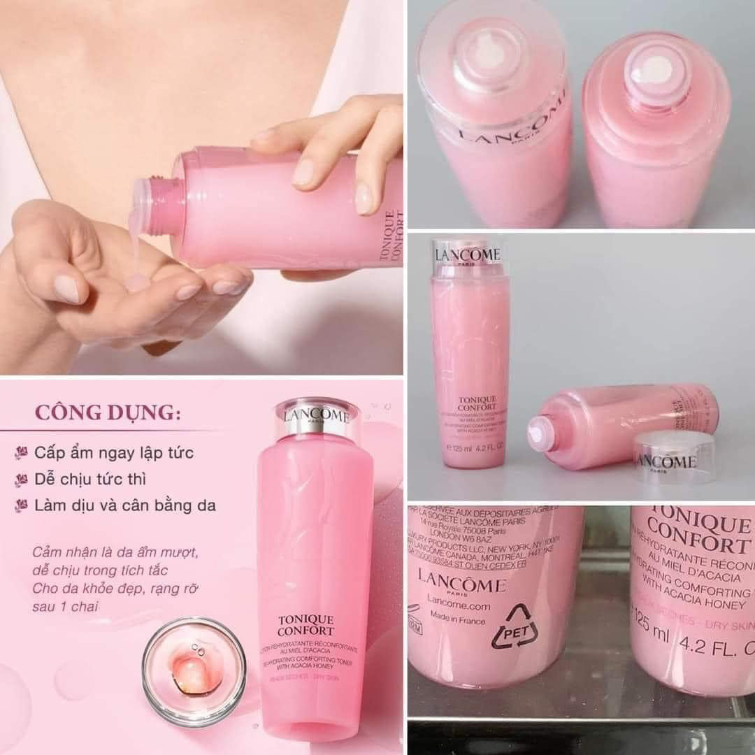 Nước hoa hồng LANCOME tonique confort toner 125ml (bản mới)