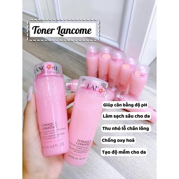 Nước hoa hồng LANCOME tonique confort toner 125ml (bản mới)