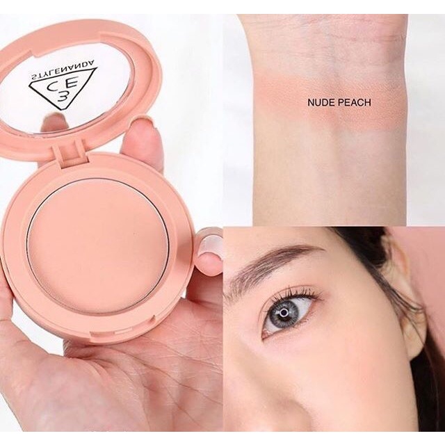 Má hồng 3CE face blush - nude peach