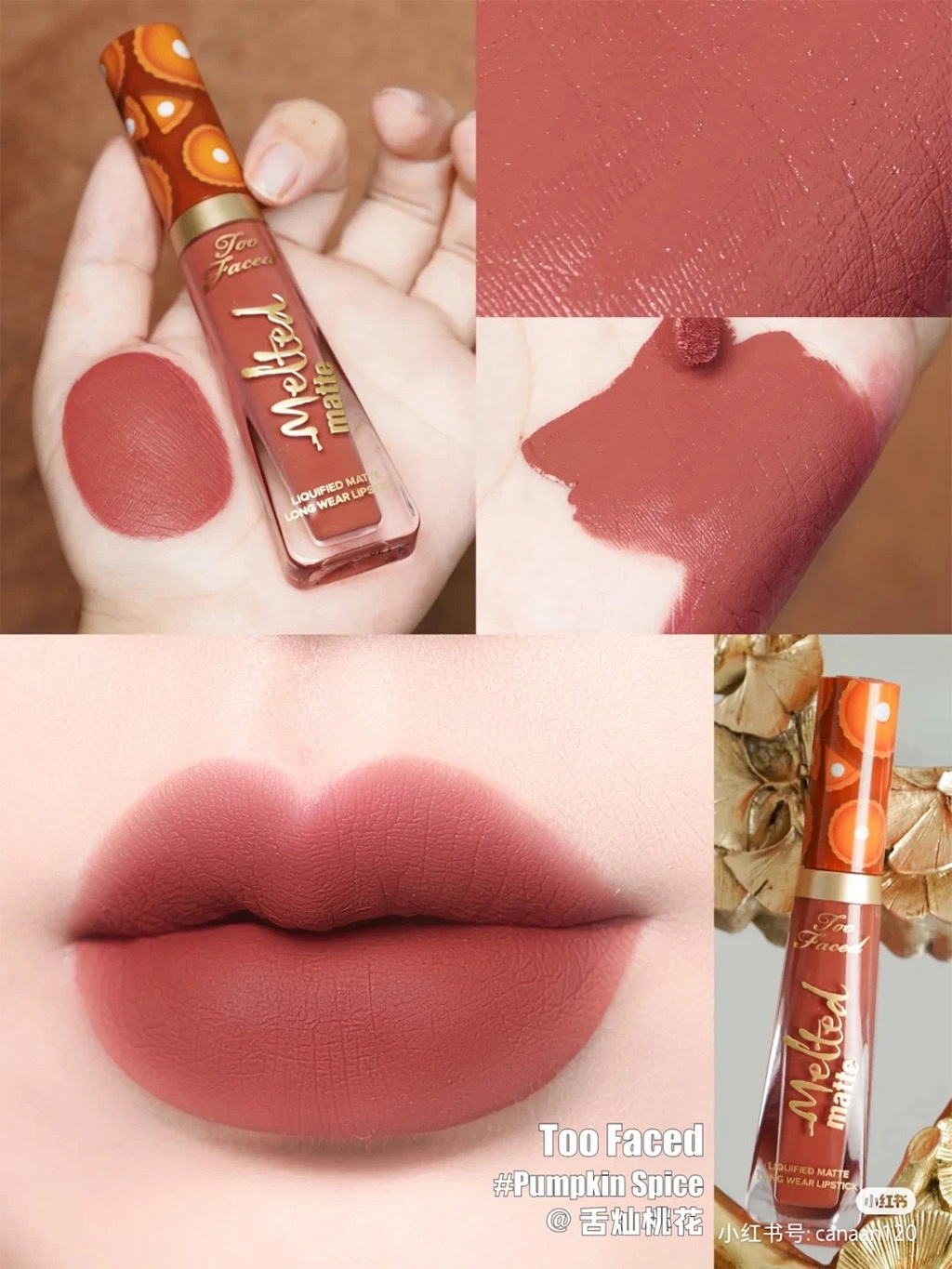 Son TOO FACED melted matte - pumpkin spice