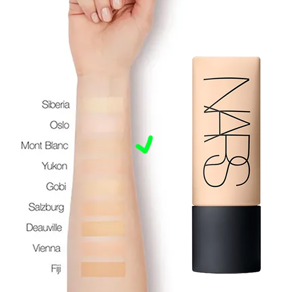 Kem nền NARS soft matte complete 45ml - light 2 mont blanc