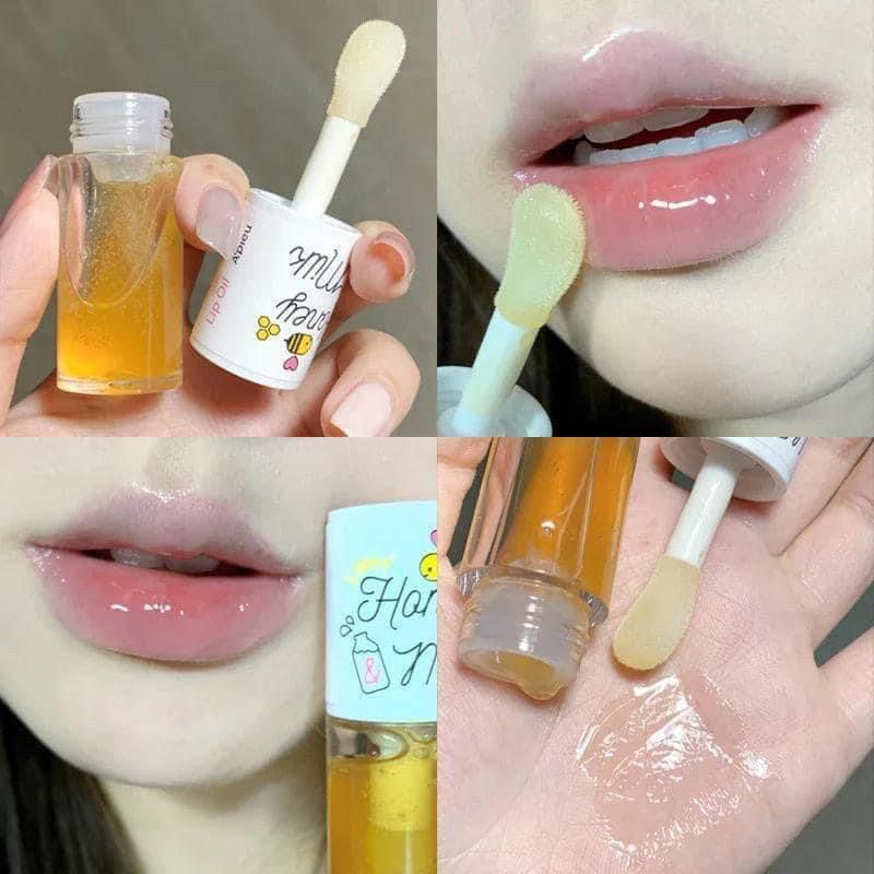 Son dưỡng A'PIEU honey & milk lip oil 5g - mật ong