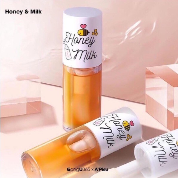 Son dưỡng A'PIEU honey & milk lip oil 5g - mật ong