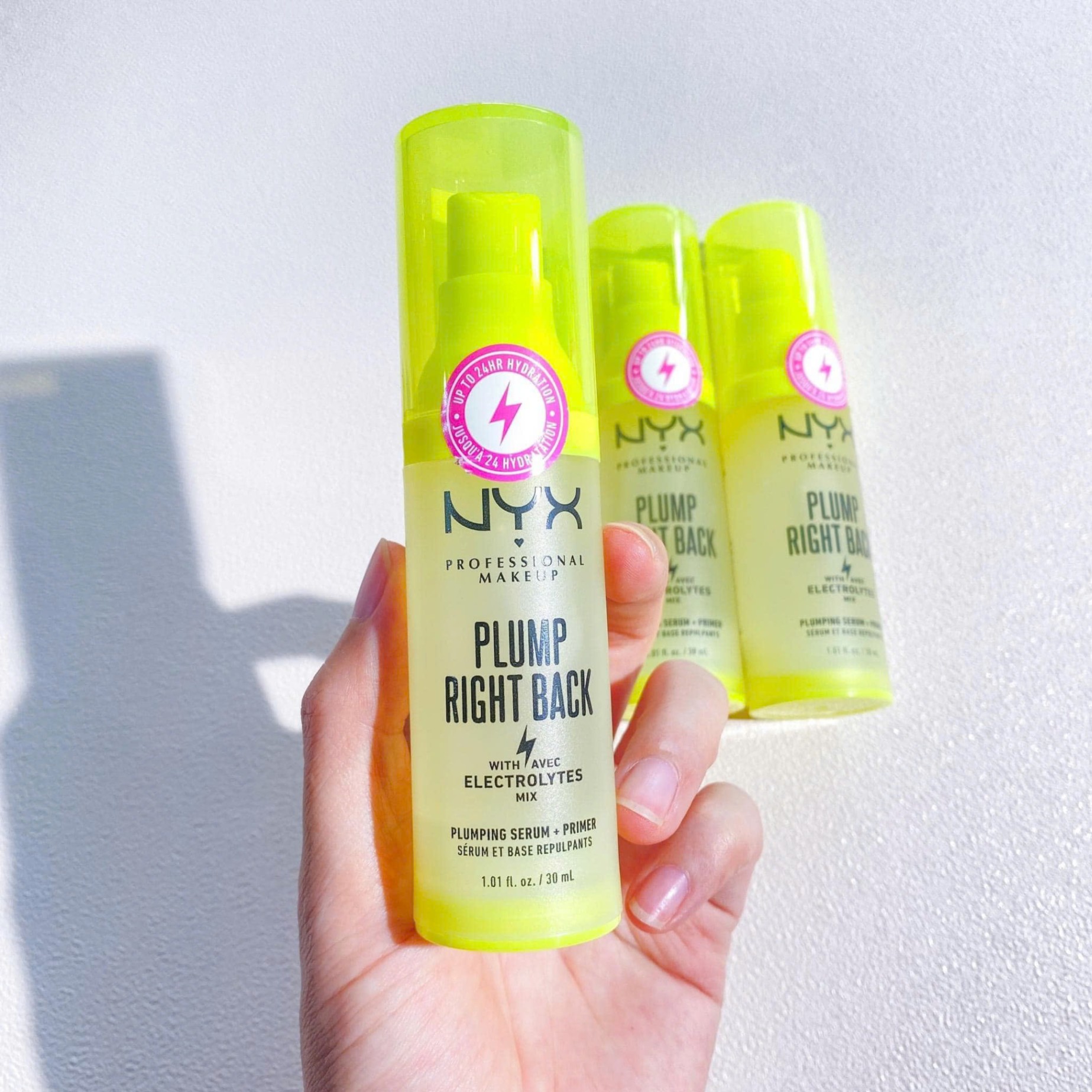 Kem lót NYX plump right back plumping primer 30ml #vàng