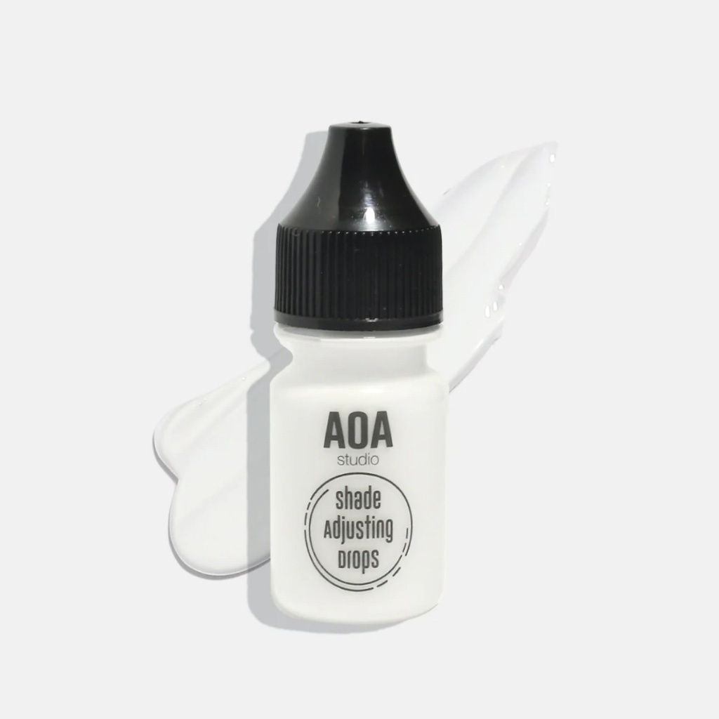 Chai pha nền màu trắng AOA shade adjusting 15ml (nắp đen)