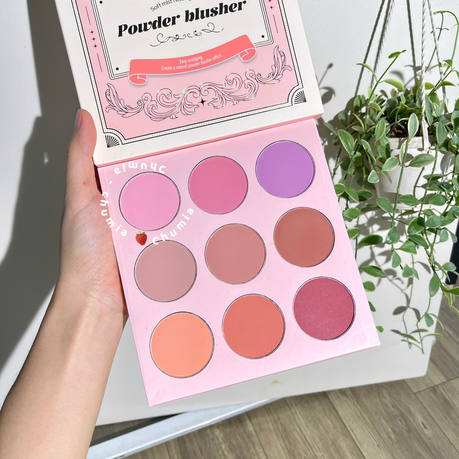 Má hồng MONA blush palette 9ô