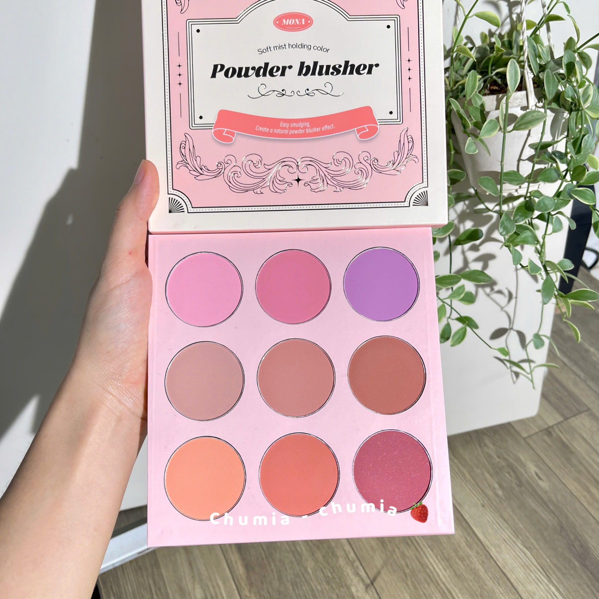 Má hồng MONA blush palette 9ô