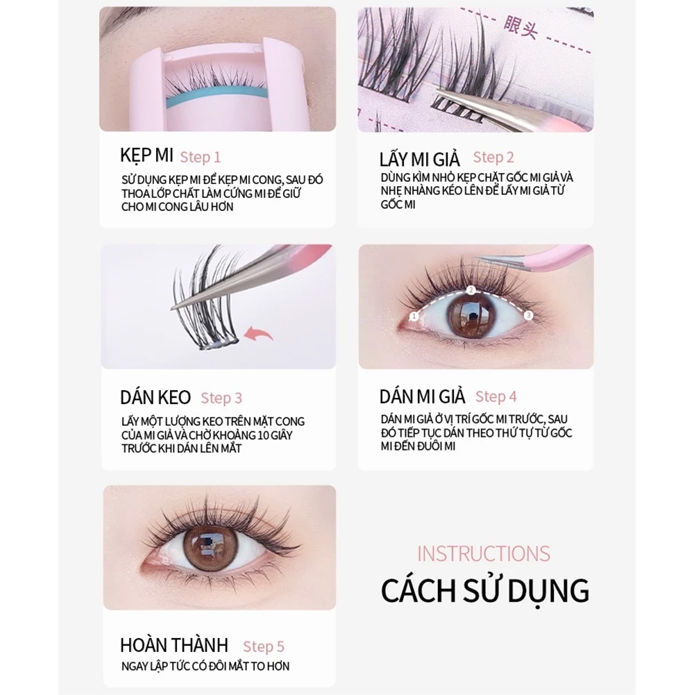 Keo dán mi LENA eyelash glue pro 8ml