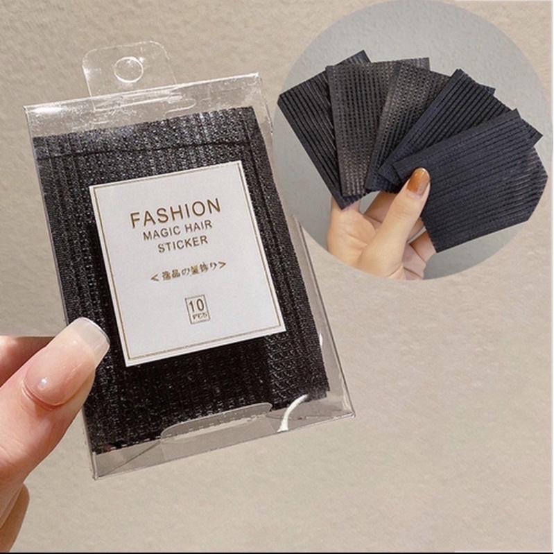 Miếng dán tóc FASHION magic hair sticker (hộp10 miếng)