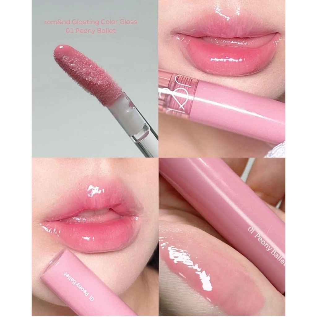 Son ROMAND glasting color gloss - #01 peony ballet