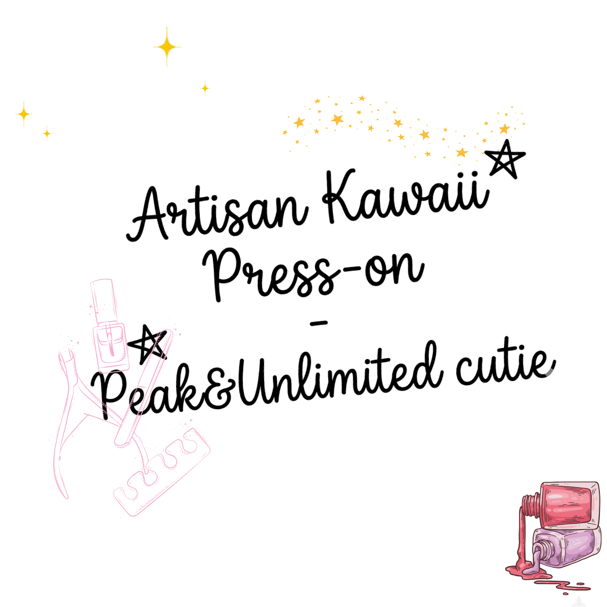 Móng là để đẹp, không phải để cắn: Artisan Kawaii Press-On – Peak&Unlimited cutie