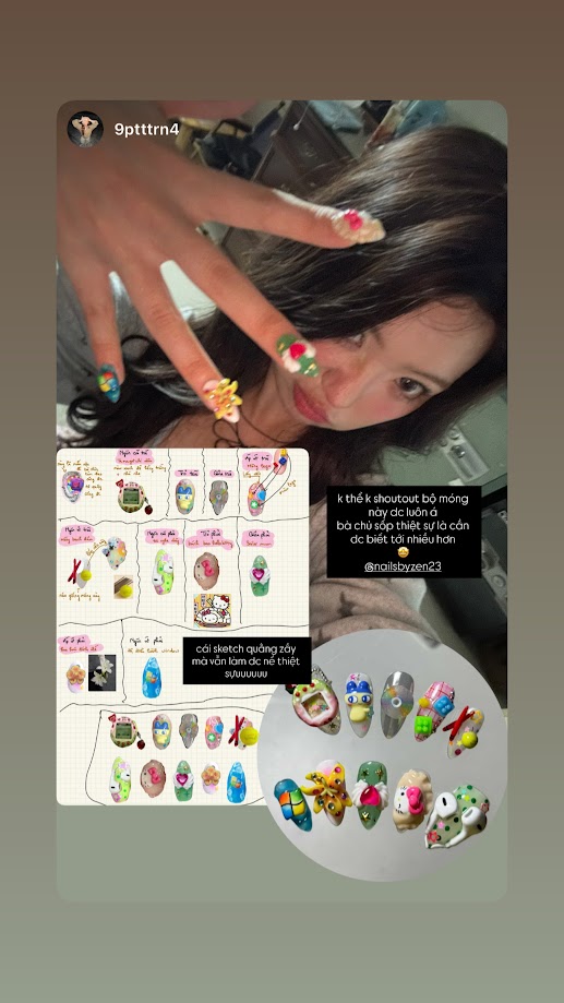 Nailbox Custom Của Kryssstal Phạm