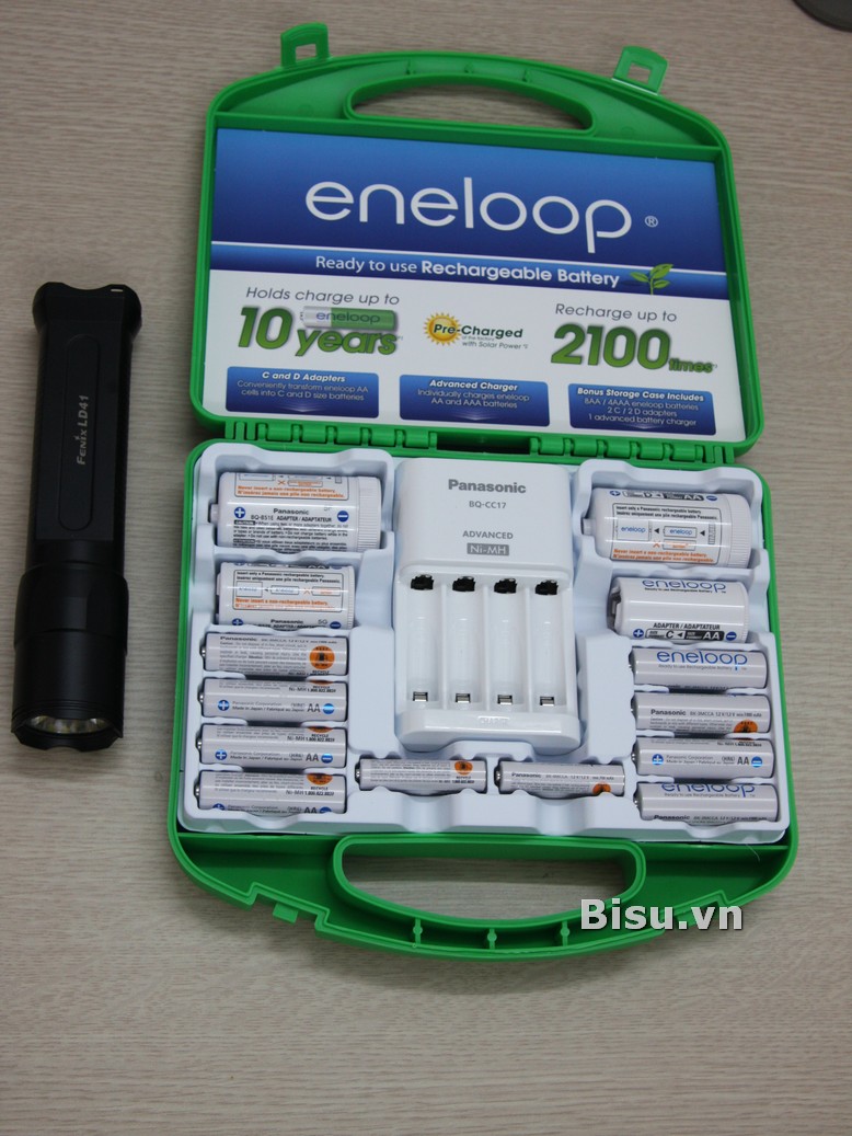 Bộ pin mới Panasonic Eneloop chính hãng Bắc Mỹ