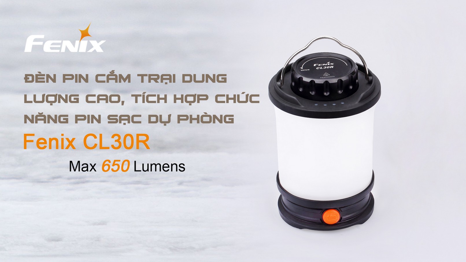 Đèn pin cắm trại CL30R