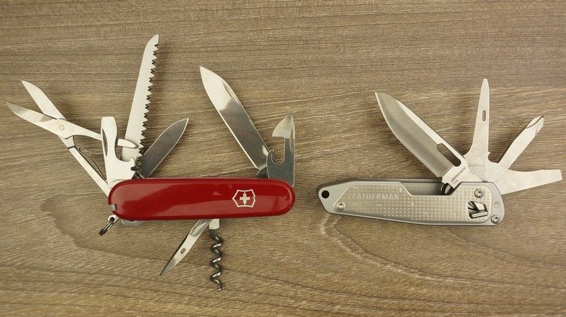 So sánh Leatherman FREE T2 và Victorinox Huntsman: Vẫn chưa thể bằng được!