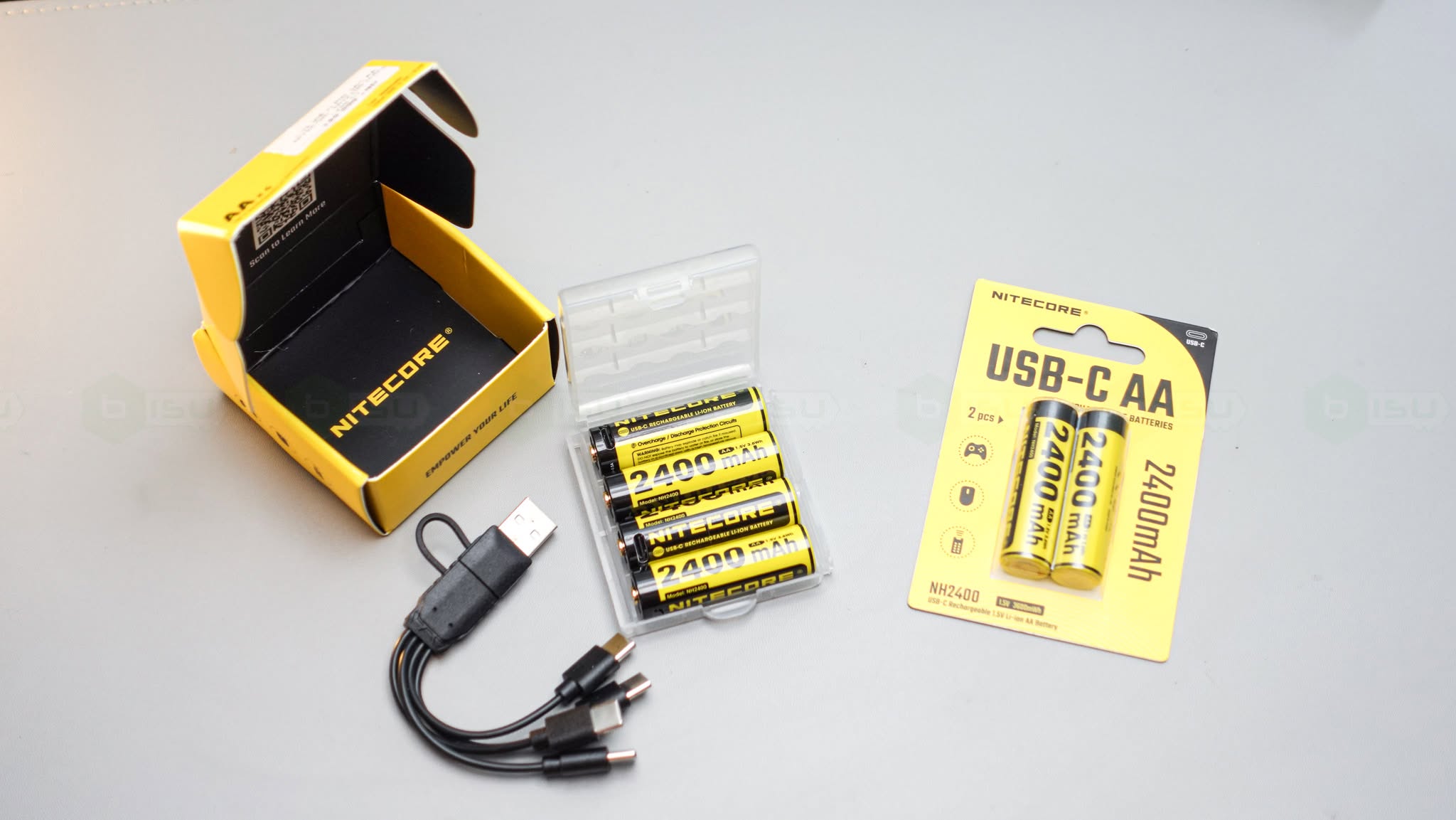( 01 VIÊN) PIN SẠC AA NITECORE NH2400 (cổng type C)