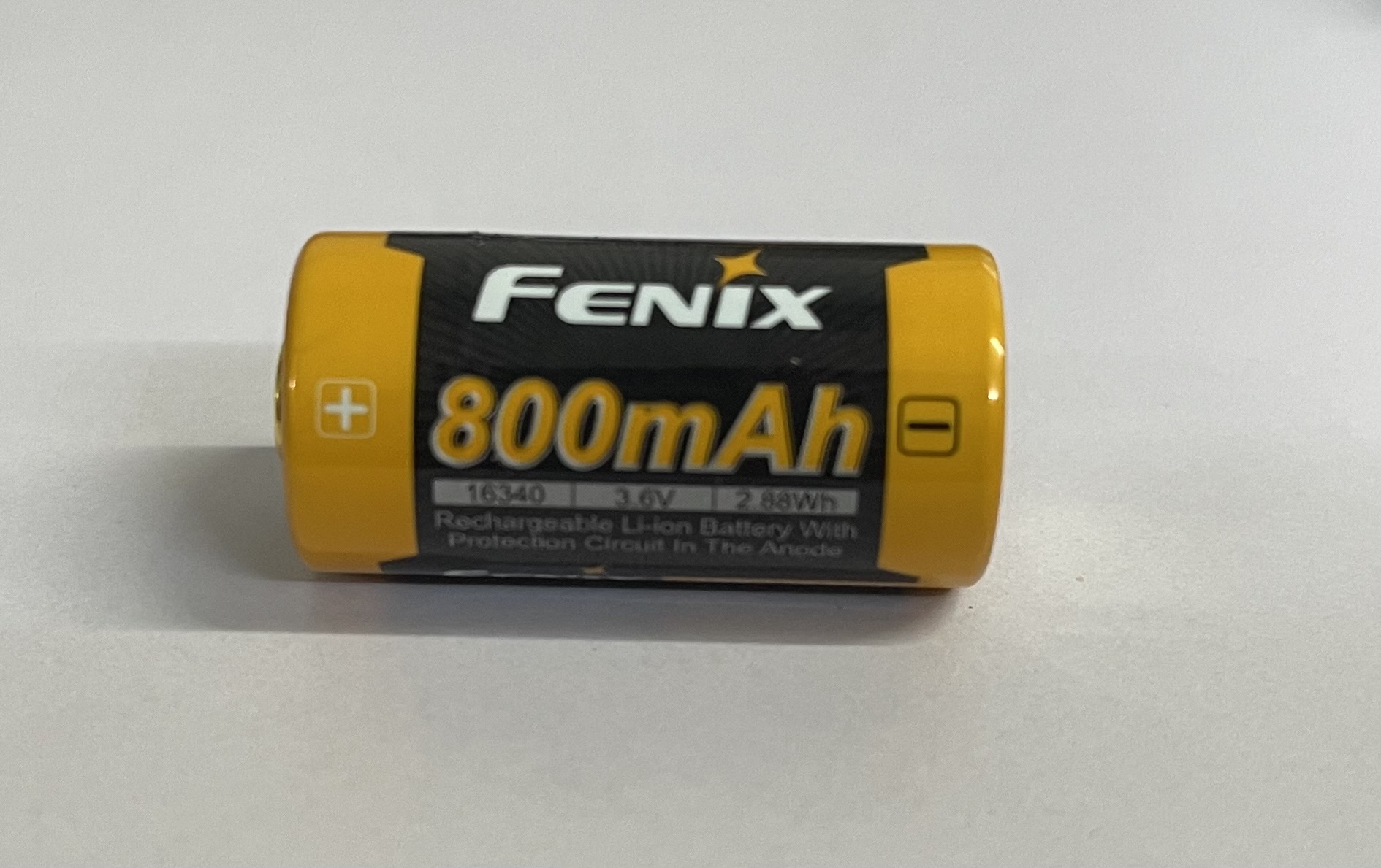 (01 viên) Pin sạc Fenix 16340 - ARB-L16-800P - 3.6V - 288Wh (800 MAh) - không vỉ