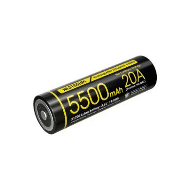 (01 VIÊN) Pin sạc 21700 NITECORE NL2155HPI (5500mAh) - dành cho P17iX, P27iX,...