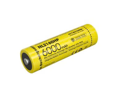 (01 VIÊN) Pin sạc 21700 NITECORE NL2160HP (6000mAh)