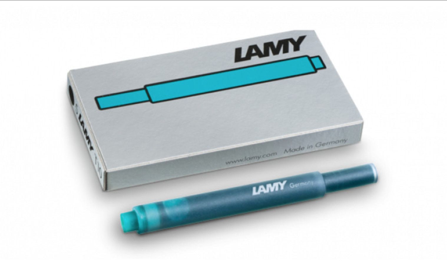 (01 Ống) Mực Lamy - T10 - Xanh Ngọc Lam Turquoise