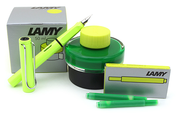 (01 Ống) Mực Lamy - T10 - Lá Mạ Neon Lime