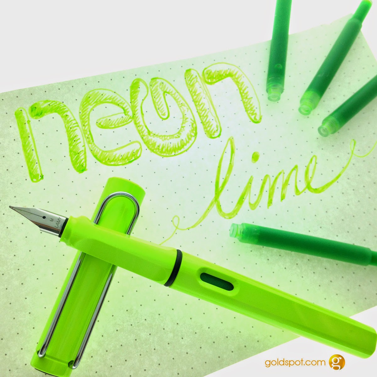 (01 Ống) Mực Lamy - T10 - Lá Mạ Neon Lime