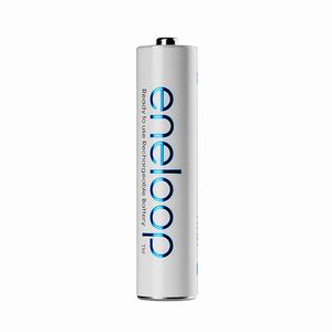 (01 viên) Pin sạc Eneloop Panasonic AAA màu trắng (Phiên bản xuất khẩu - 750 mAh - 2100 lần sạc - Điện áp 1,2v - 1,5v)