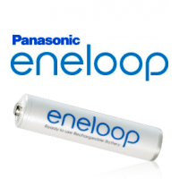 (01 viên) Pin sạc Eneloop Panasonic AAA màu trắng (Phiên bản xuất khẩu - 750 mAh - 2100 lần sạc - Điện áp 1,2v - 1,5v)