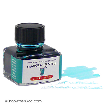 Mực J.Herbin French - 30Ml - No.33 - Xanh Bạc Hà (Diabolo Menthe)