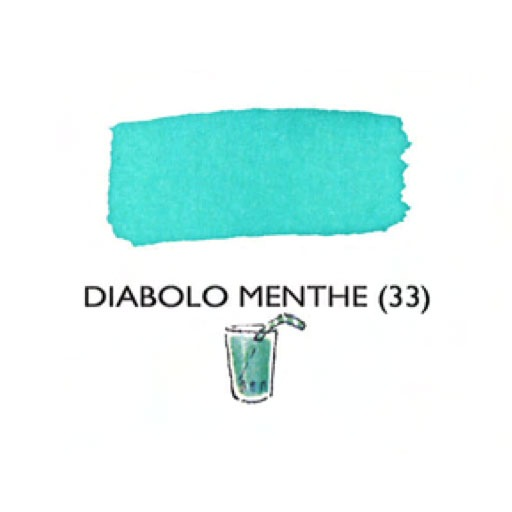 Mực J.Herbin French - 30Ml - No.33 - Xanh Bạc Hà (Diabolo Menthe)