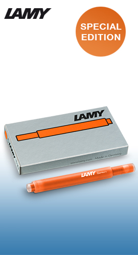 (01 Ống) Mực Lamy - T10 - Da Cam Orange