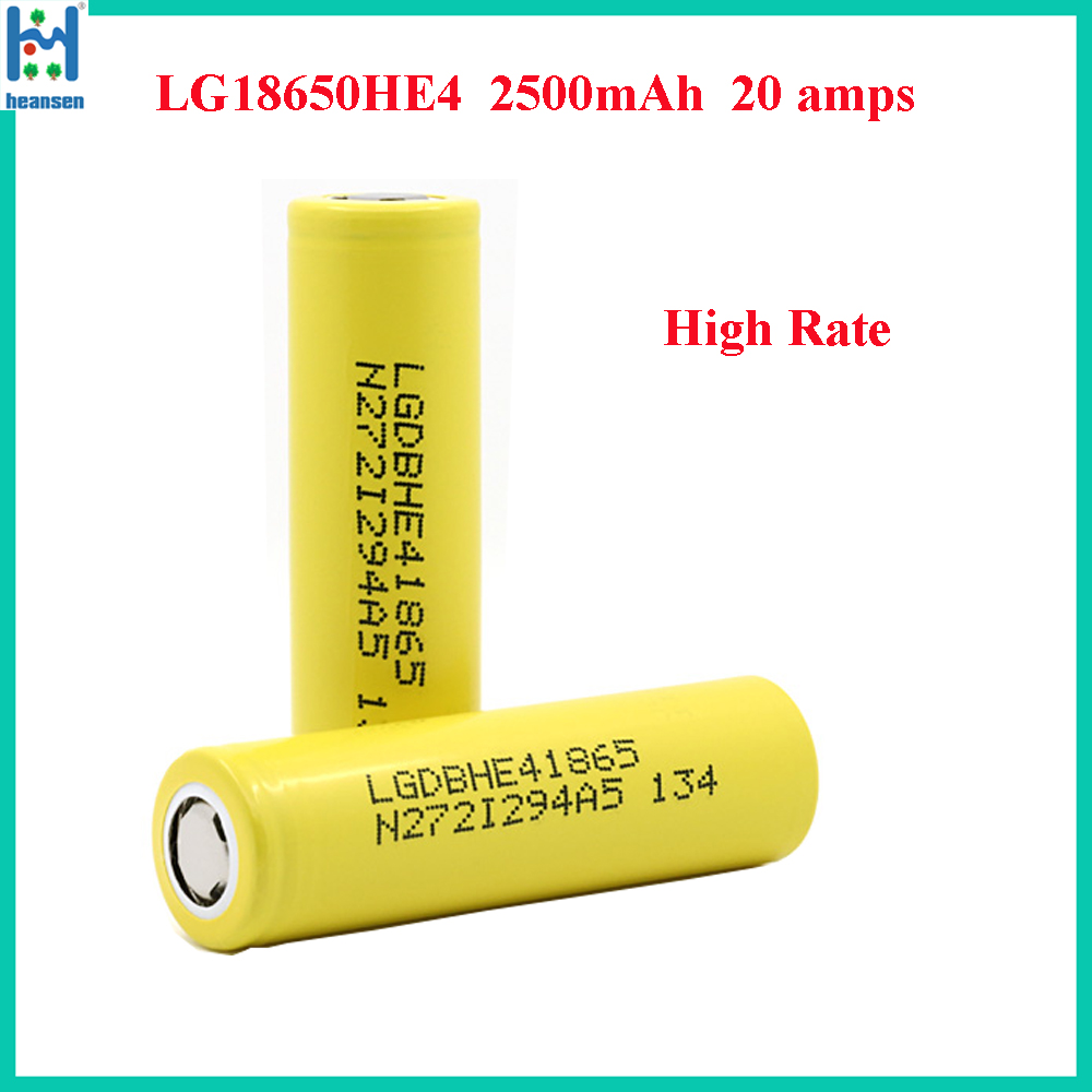 (01 Viên) Pin Sạc 18650 Lg Icr18650He4 - 2500Mah - Xả 20A