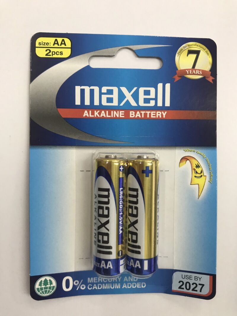 (01 Viên) Pin Alkaline Maxell - Tiểu Aa - Lr6 (Gd) 1.5V