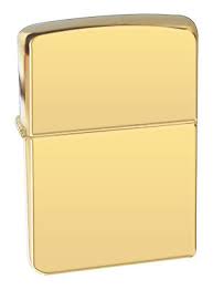 Zippo 254B - Vỏ Đồng Thau Trơn (High Polish Brass Lighter)