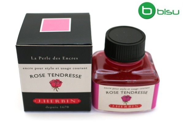 Mực J.Herbin French - 30Ml - No.61 - Tím Hồng (Rose Tendresse)