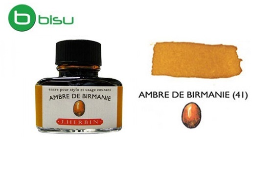 Mực J.Herbin French - 30Ml - No.41 - Nâu Hổ Phách (Amber De Birmanie )