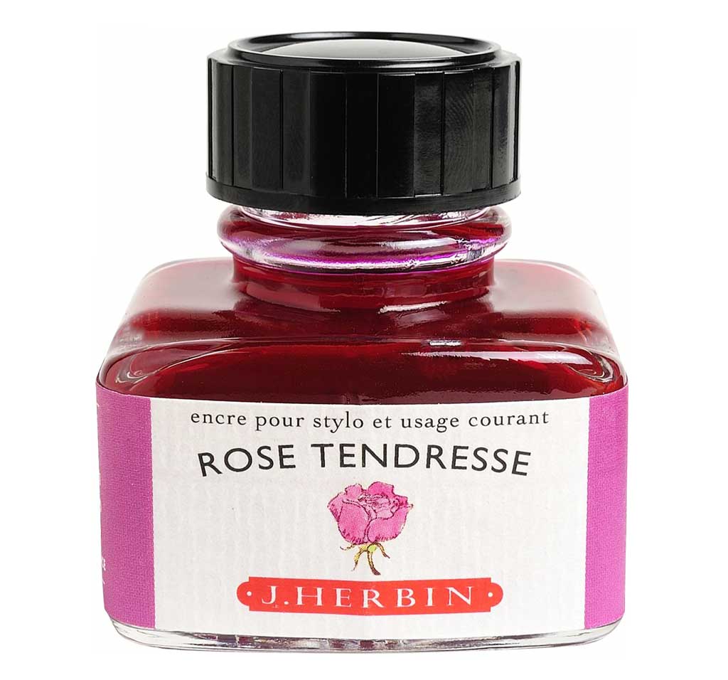 Mực J.Herbin French - 30Ml - No.61 - Tím Hồng (Rose Tendresse)