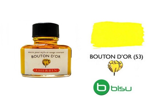 Mực J.Herbin French - 30Ml - No.53 - Vàng (Bouton D'Or)