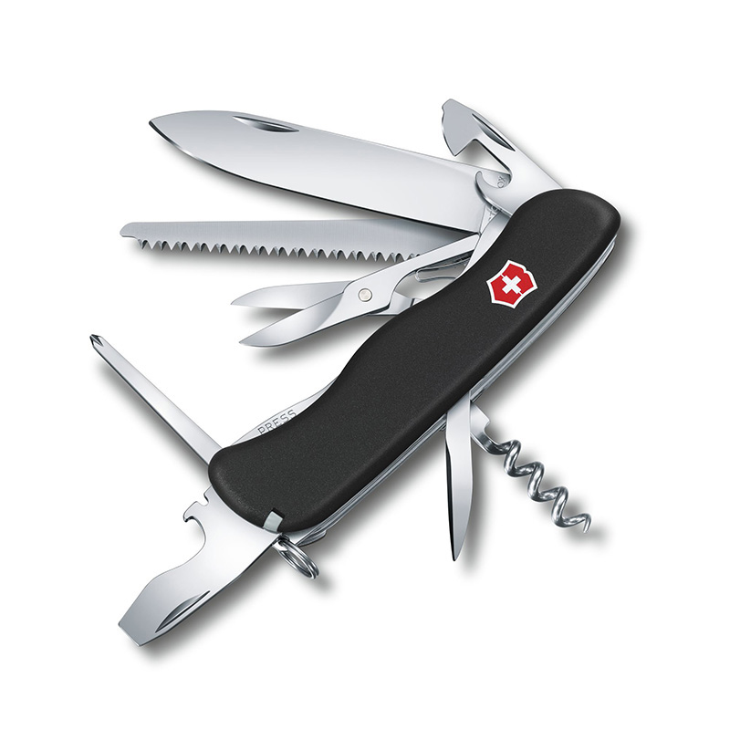 Dụng Cụ Đa Năng Victorinox - 111mm - Outrider Black (Màu Đen)