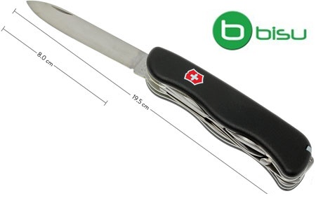 Dụng Cụ Đa Năng Victorinox - 111mm - Outrider Black (Màu Đen)