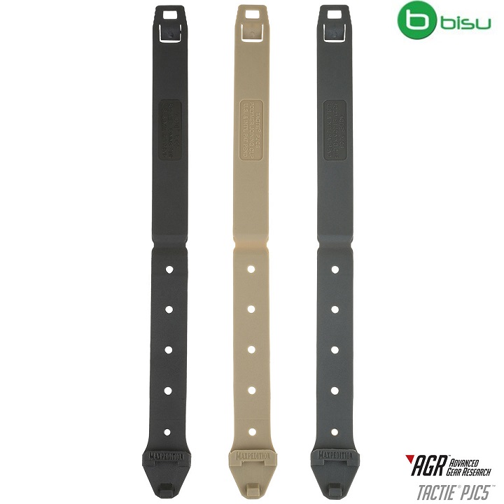 (01 chiếc) Maxpedition - Móc kẹp TacTie PJC5 (Nhựa màu :Vàng Nâu, Ghi xám, Đen)