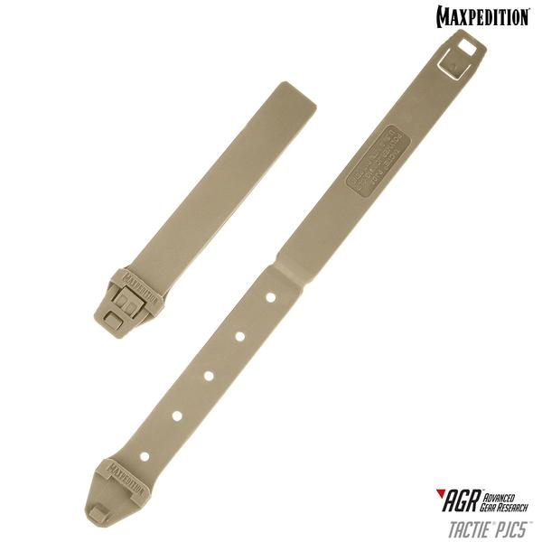 (01 chiếc) Maxpedition - Móc kẹp TacTie PJC5 (Nhựa màu :Vàng Nâu, Ghi xám, Đen)