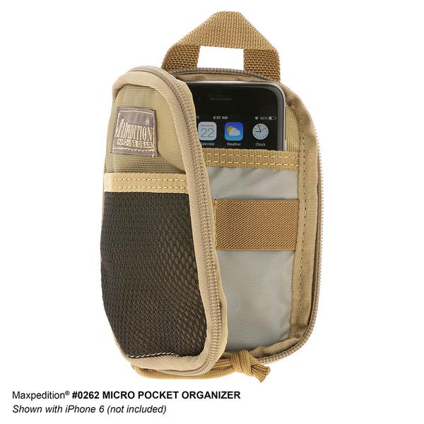 Maxpedition - Túi đựng đồ MICRO POCKET ORGANIZER (Màu Đen, Khaki - 0262)