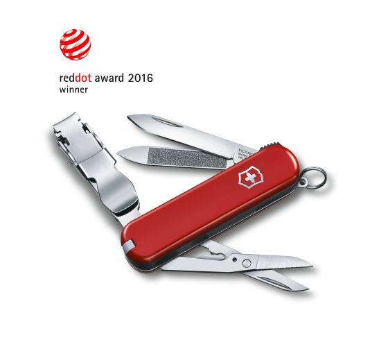 Phụ kiện Victorinox - Nail Clipper 580 Red (Bấm móng tay kèm kéo - Vỏ Đỏ Truyền Thống)