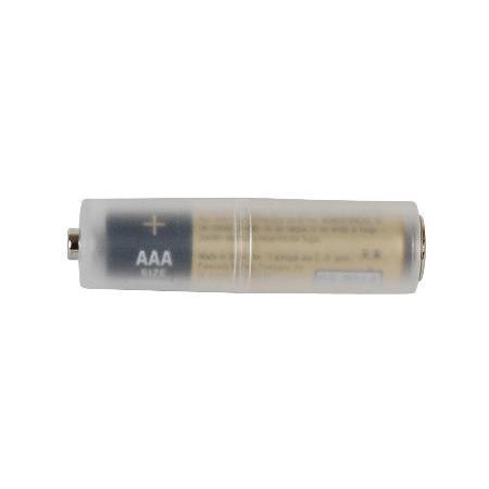 Adapter Soshine cỡ AA (dùng 01 pin đũa AAA chuyển thành 01 pin tiểu AA - Nhựa trắng trong)